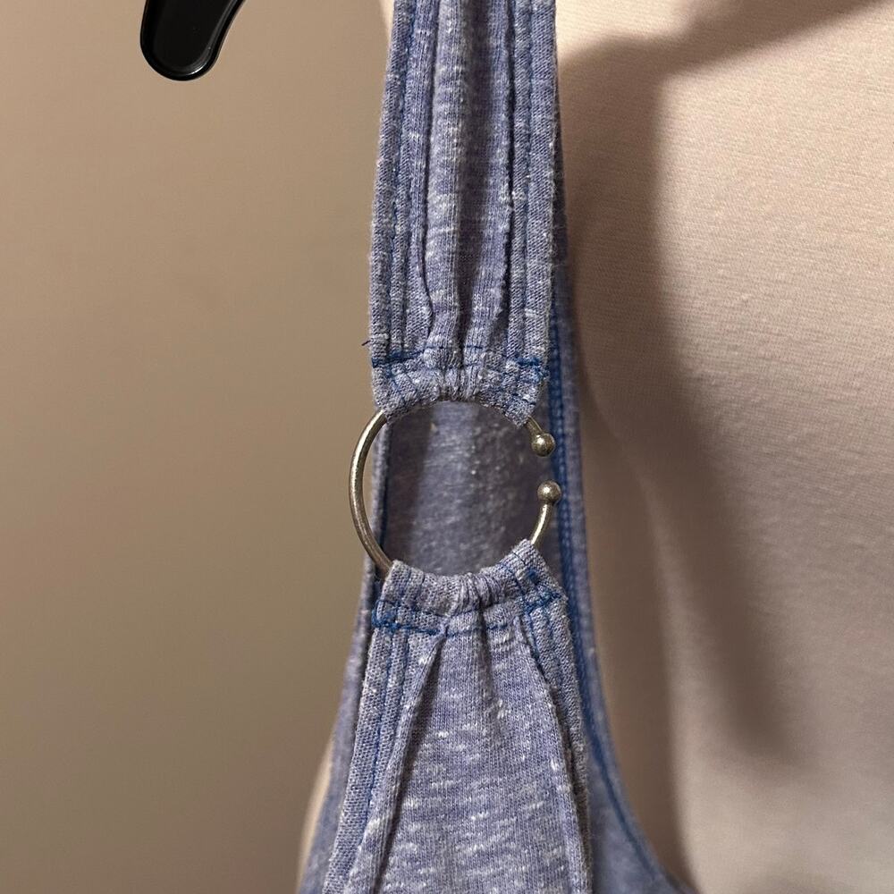 Free People We The Free Carly Scoop Neck Cobalt Blue Tank Top Women’s Size Large - Picture 5 of 10